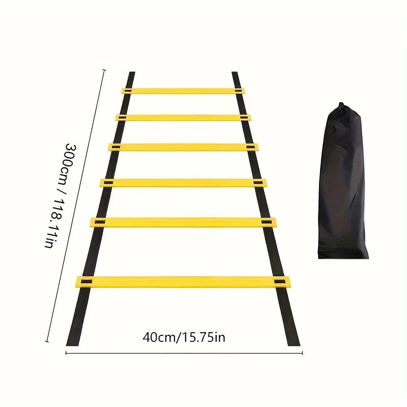 1 set Detachable Speed Agility Training Ladder for Football, Portable Sports Equipment with Improved Mobility and Coordination