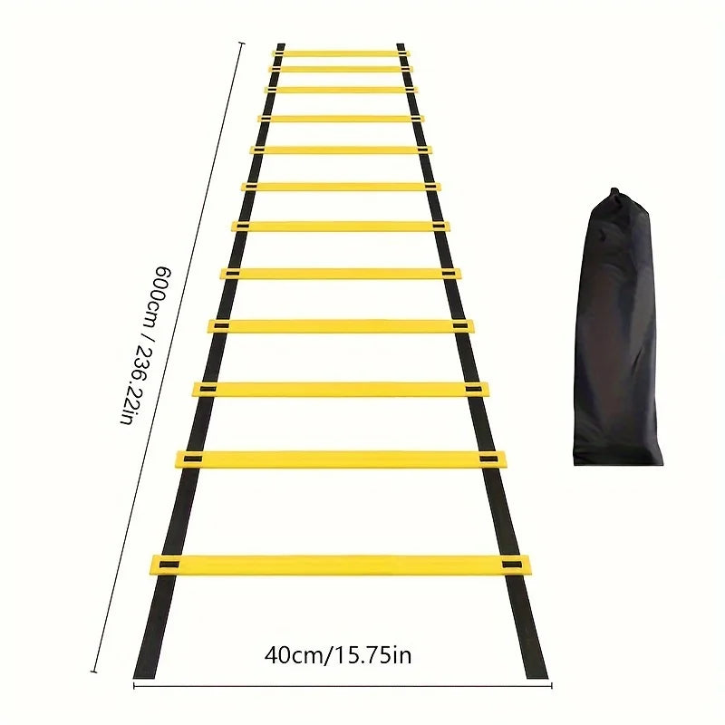 1 set Detachable Speed Agility Training Ladder for Football, Portable Sports Equipment with Improved Mobility and Coordination