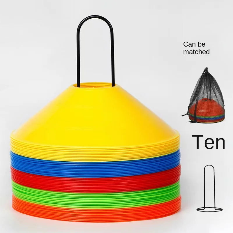 Football Training Logo Disc Round Mouth Logo Disc  Obstacle Logo Cone Basketball Training Equipment Equipment Marker Basketball