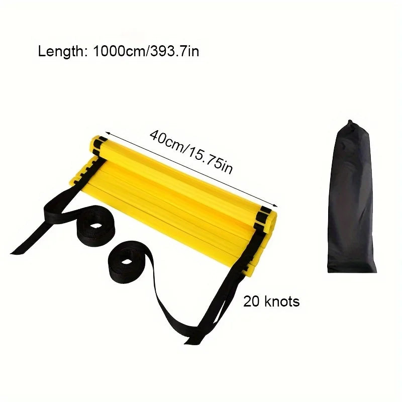 1 set Detachable Speed Agility Training Ladder for Football, Portable Sports Equipment with Improved Mobility and Coordination